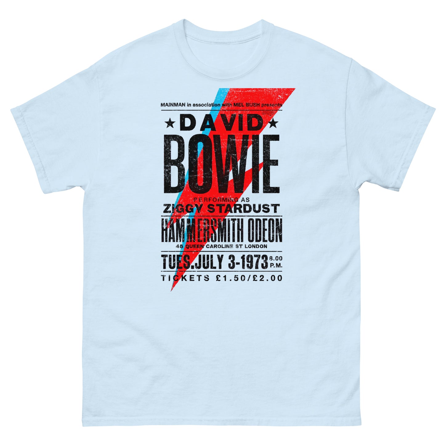 Blue Bowie Concert Tee